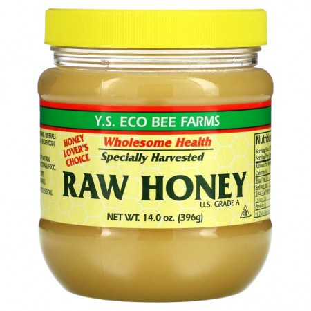 Y.S. Eco Bee Farms, 생 꿀, 396 g(14.0 oz)