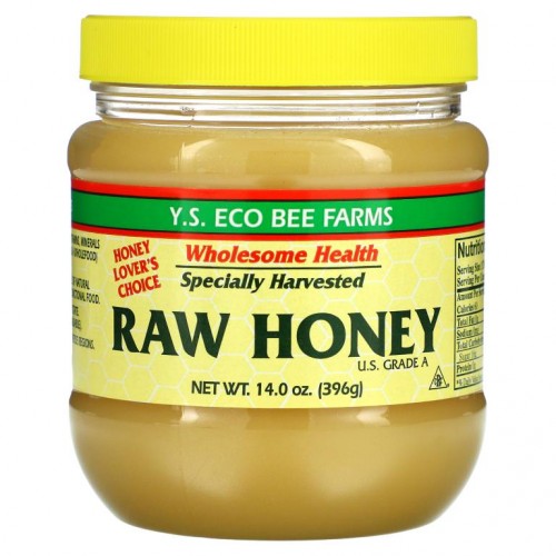 Y.S. Eco Bee Farms, 생 꿀, 396 g(14.0 oz)