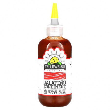 Yellowbird Sauce, Jalapeno Condiment, 9.8 oz (278 g)
