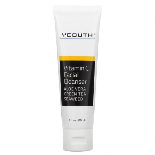 Yeouth, 비타민C 페이셜 클렌저, 89ml(3fl oz)