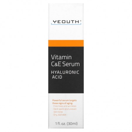 Yeouth, 비타민C & E 세럼, 30ml(1fl oz)