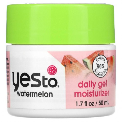 Yes To, 데일리 젤 모이스처라이저, 수박 향, 50ml(1.7fl oz)