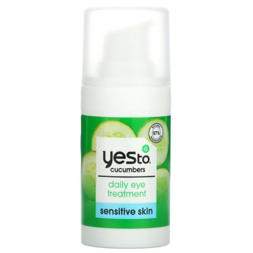 Yes To, Cucumbers, Daily Eye Treatment, Sensitive Skin, 0.5 fl oz (15 ml)