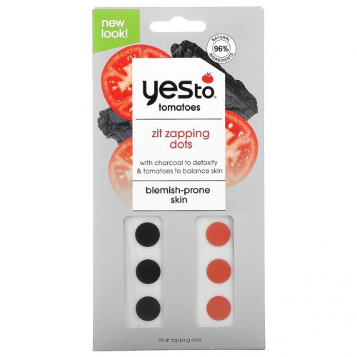 Yes To, Zit Zapping Dots, Tomatoes, 24 Zit Zapping Dots