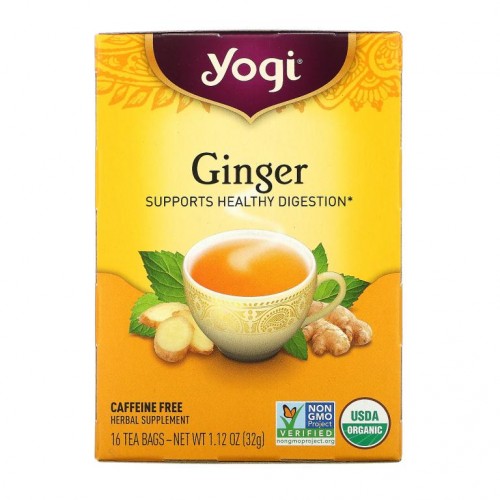 Yogi Tea, 유기농 생강, 티백 16개입, 32g(1.12oz)