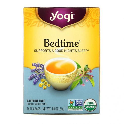 Yogi Tea, Bedtime, 카페인 무함유, 티백 16개, 24g(0.85oz)