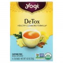 Yogi Tea, Detox, 카페인 무함유, 티백 16개, 29g(1.02oz)