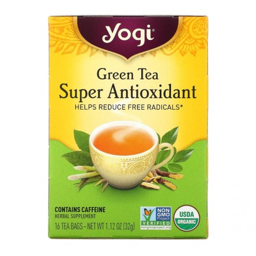 Yogi Tea, Green Tea Super Antioxidant, 16 티백, 1.12 온스 (32 g)