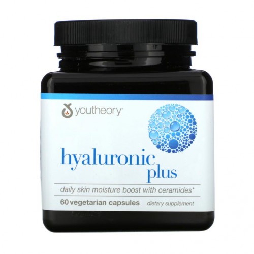 Youtheory, 히알루론산 플러스, 베지 캡슐 60정
