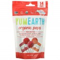 YumEarth, 유기농 막대사탕, 여러 가지 맛, 14개입, 87g(3.1oz)