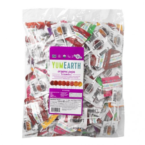YumEarth, 유기농 막대사탕, 비타민C, 1,928g(68oz)