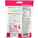 YumEarth, 부드럽게 먹는 글루텐 무포함 딸기 감초 + 염 (Yum,) 5 온스 (142 g)