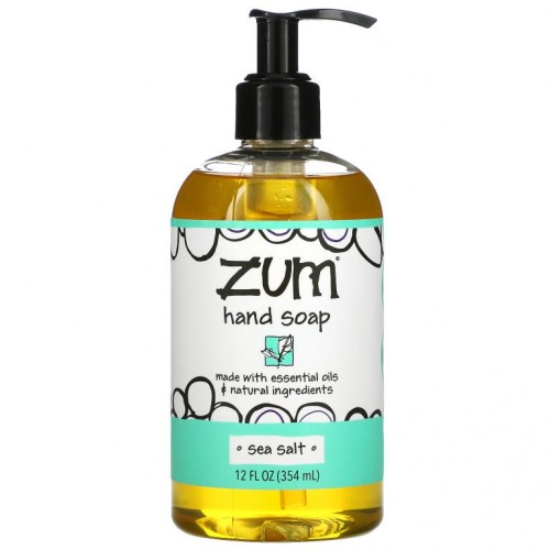 ZUM, 줌 손 비누, 바다 소금, 12 fl oz(354 ml)