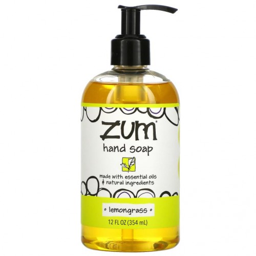 ZUM, 줌 손 비누, 레몬 그라스, 12 fl oz (354 ml)