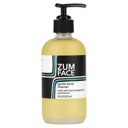 ZUM, 줌 페이스, 젠틀 페이셜 클렌저, 8 fl oz (225 ml)