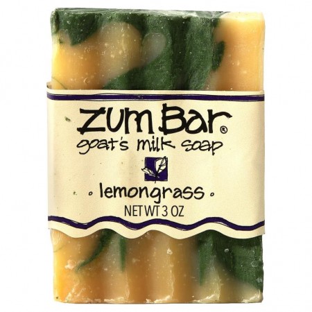 ZUM, Zum Bar, Goat's Milk Soap, 레몬그라스, 3oz 수제 비누