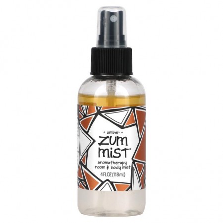 ZUM, Zum Mist, Aromatherapy Room & Body Mist, Amber, 4 fl oz (118 ml)