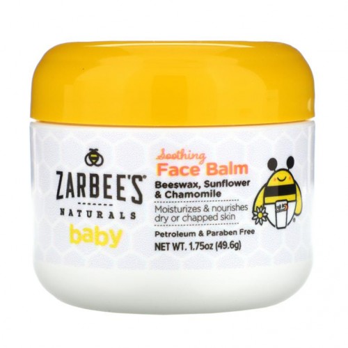 Zarbee's, 유아용, 수딩 페이스 밤, 1.75oz(49.6oz)