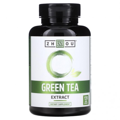 Zhou Nutrition, 녹차 추출물, 베지 캡슐 120정