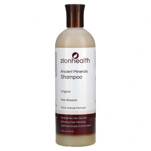 Zion Health, 아다마, 고대 미네랄 샴푸, 오리지널, 페어블로썸, 473 ml (16 fl oz)