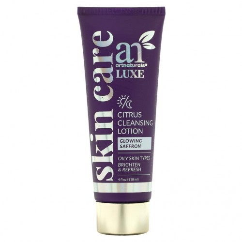 artnaturals, 시트러스 클렌징 로션, 글로잉 사프란, 118ml(4fl oz)