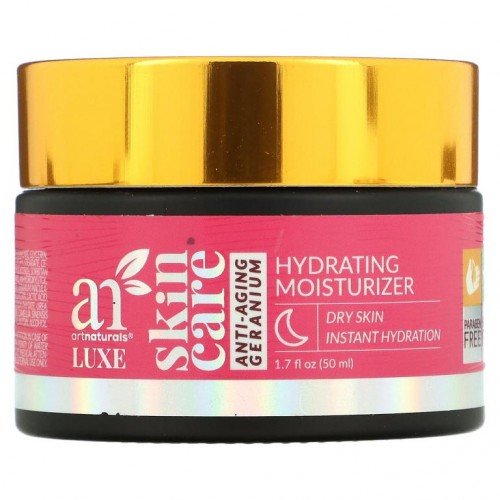 artnaturals, 안티에이징 제라늄, 수분 공급 모이스처라이저, 50ml(1.7fl oz)
