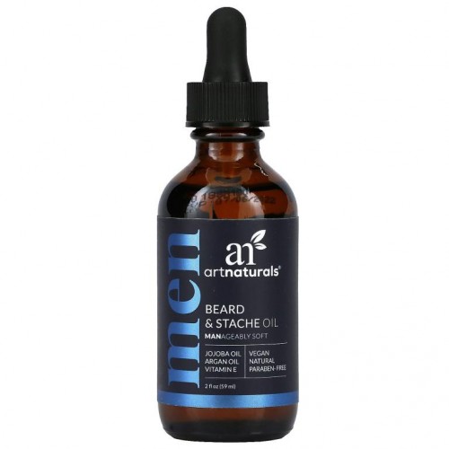 artnaturals, 턱수염 및 콧수염 오일, 59ml(2fl oz)