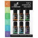 artnaturals, 6가지 인기 에센셜 오일 세트, 6개 세트, 개당 10ml(0.33fl oz)