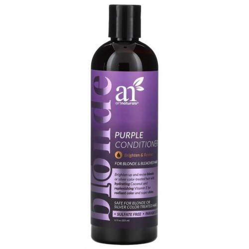artnaturals, Purple Conditioner, For Blonde & Bleached Hair, 12 fl oz (355 ml)