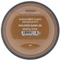 bareMinerals, 매트 파운데이션, SPF 15, 골든 다크 25, 0.21oz(6g)