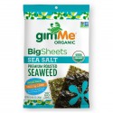 gimMe, Premium Roasted Seaweed, Big Sheets, Sea Salt , 0.92 oz (26 g)