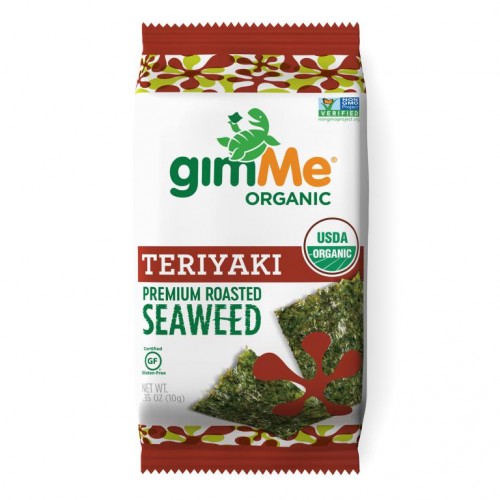 gimMe, Premium Roasted Seaweed, Teriyaki, .35 oz (10 g)