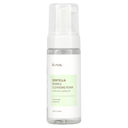 iUNIK, 병풀 거품 클렌징 폼, 150ml(5.07fl oz)