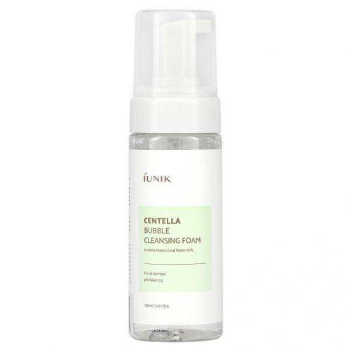 iUNIK, 병풀 거품 클렌징 폼, 150ml(5.07fl oz)