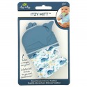 itzy ritzy, Itzy Mitt, Food Grade Silicone Teether, 3+ Months, Whale, 1 Teether