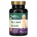 petnc NATURAL CARE, 반려동물 천연 케어, 골반 & 관절, 레벨, 간 맛, 씹는 캔디 60개